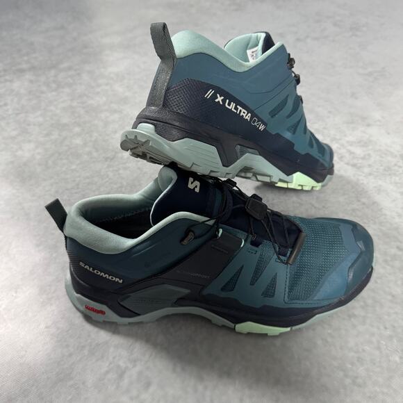 Salomon Trail Running Shoes Gore Tex Blue - Size: US 9.5 - Picture 4 of 7